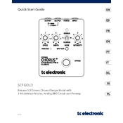 TC Electronic SCF GOLD manual cover