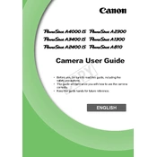 Canon PowerShot A810 manual cover