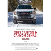 GMC Canyon 2021 manual cover