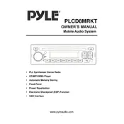 Pyle PLCD8MRKT Radio manual cover