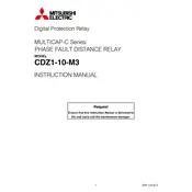 Mitsubishi CDZ1-10-M3 Relay manual cover