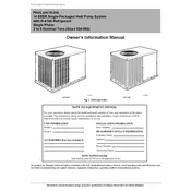 Tempstar PHJ4 14 Heat Pump manual cover