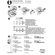 Xerox Tektronix Phaser 2135 Print on Premium Cover Paper Printer manual cover