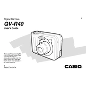 Casio QVR40 Camera manual cover