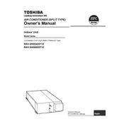 Toshiba RAV-SM2242DT-E Air Conditioner manual cover