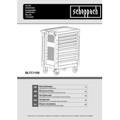 Scheppach BLTC1100 5809301926 Trolley manual cover