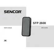 Sencor SFP 2608 BK MP3 Player manual cover