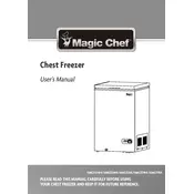 Magic Chef HMCF5B4 Freezer manual cover