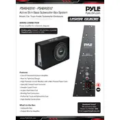 Pyle PSABASS10 Subwoofer manual cover