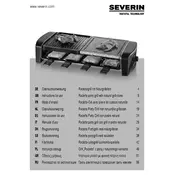 Severin RG 9645 Raclette manual cover