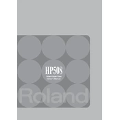 Roland HP508 manual cover