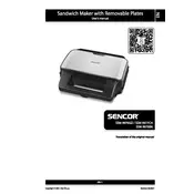 Sencor SSM 9976GD Sandwich Maker manual cover