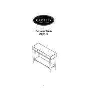 Crosley CF6119 Storage manual cover