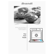 Brandt BXP6576X Oven manual cover