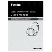 Vivotek MD8564-DEH Camera manual cover