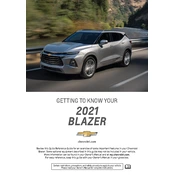 Chevrolet Blazer 2021 manual cover