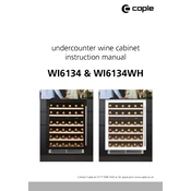 Caple WI6134 Wine Cabinet manual cover