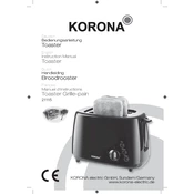 Korona 21115 Toaster manual cover