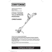 Craftsman CMCESTA900 Trimmer manual cover