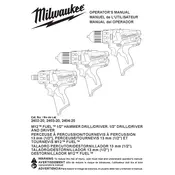 Milwaukee M12 Fuel 2402-20 Drill manual cover