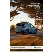 Subaru Crosstrek 2.0i Limited 2019 manual cover