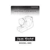 Janome Jem Gold 660 manual cover