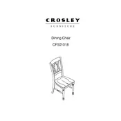 Crosley CF501018 Chair manual cover