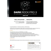 be quiet! Dark Rock Pro 3 250W TDP Cooler manual cover