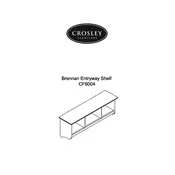 Crosley CF6004 Shelf manual cover