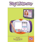 Radica Mattel Digi Makeover I6078 Toy manual cover