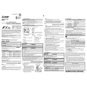 Mitsubishi Electric FX3G EEPROM 32L manual cover