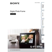 Sony DPF HD700 manual cover