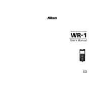 Nikon WR 1 manual cover