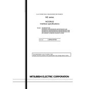 Mitsubishi Electric ME series manual cover