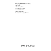 Bang Olufsen Beoplay A9 4th Gen manual cover