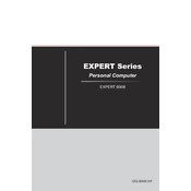 MSI Expert B908 manual cover