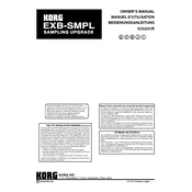 KORG EXB-SMPL manual cover