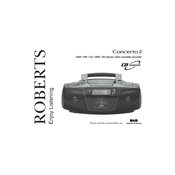 Roberts Concerto 2 BFWB DAB 2011 manual cover