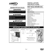 Lennox CBX32M manual cover