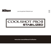 Nikon Coolshot Pro II Stabilized manual cover