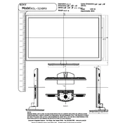 Sony KDL-52XBR9 manual cover