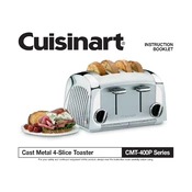 Cuisinart CMT-400 manual cover