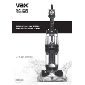 Vax ECB1SPV1RB manual cover