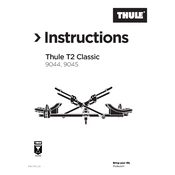 Thule T2 Classic 9044 manual cover