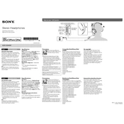 Sony MDR-XB400iP manual cover