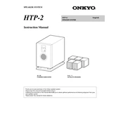 Onkyo HTP 2 manual cover