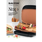 Salter EK4366COP Nero Health Grill manual cover