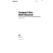 Sony HCD-251 manual cover