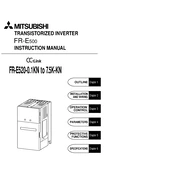 Mitsubishi Electric FR E500 manual cover