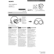 Sony MDR-ZX110 manual cover